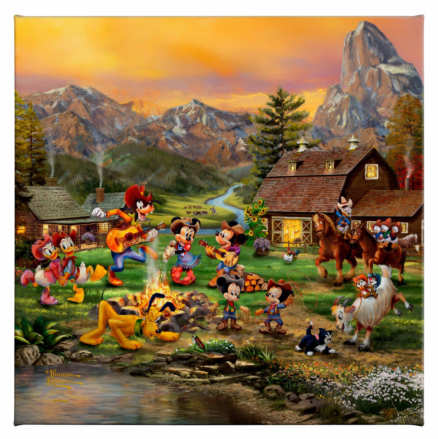 192876_CGW Disney Mickey and Minnie Rocky Mountain Roundup 14X14 Gallery Wrap Canvas_Front.jpg
