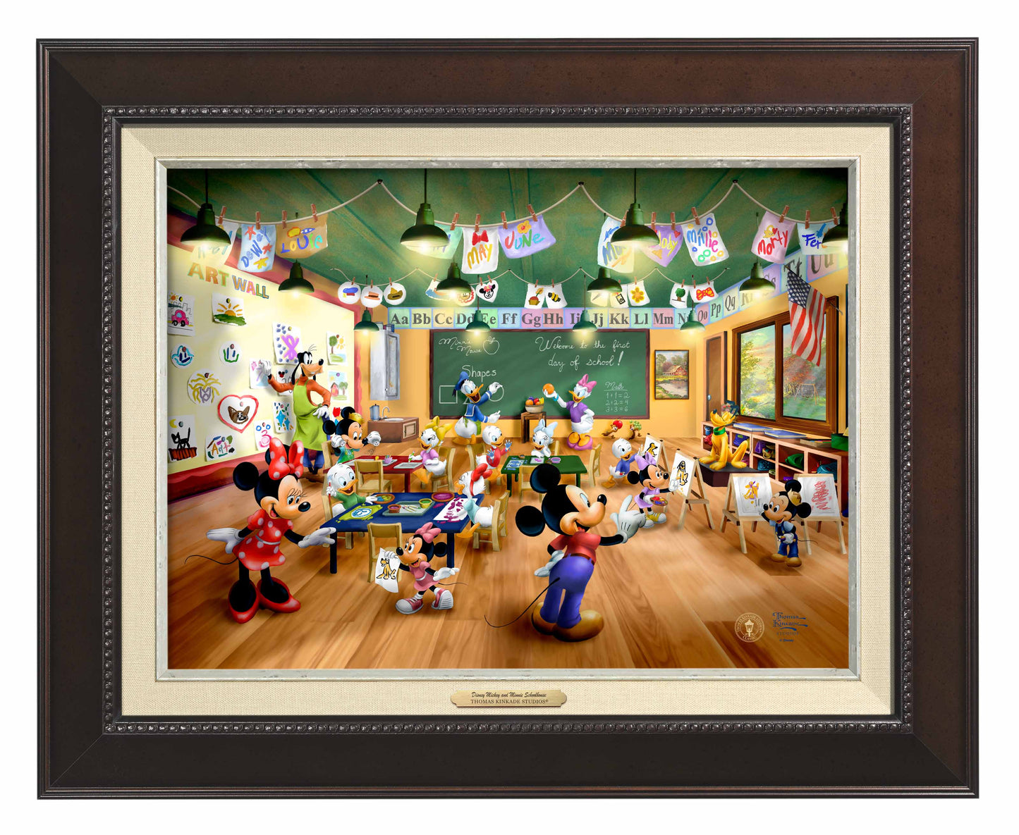 Disney Mickey and Minnie Schoolhouse - Canvas Classics