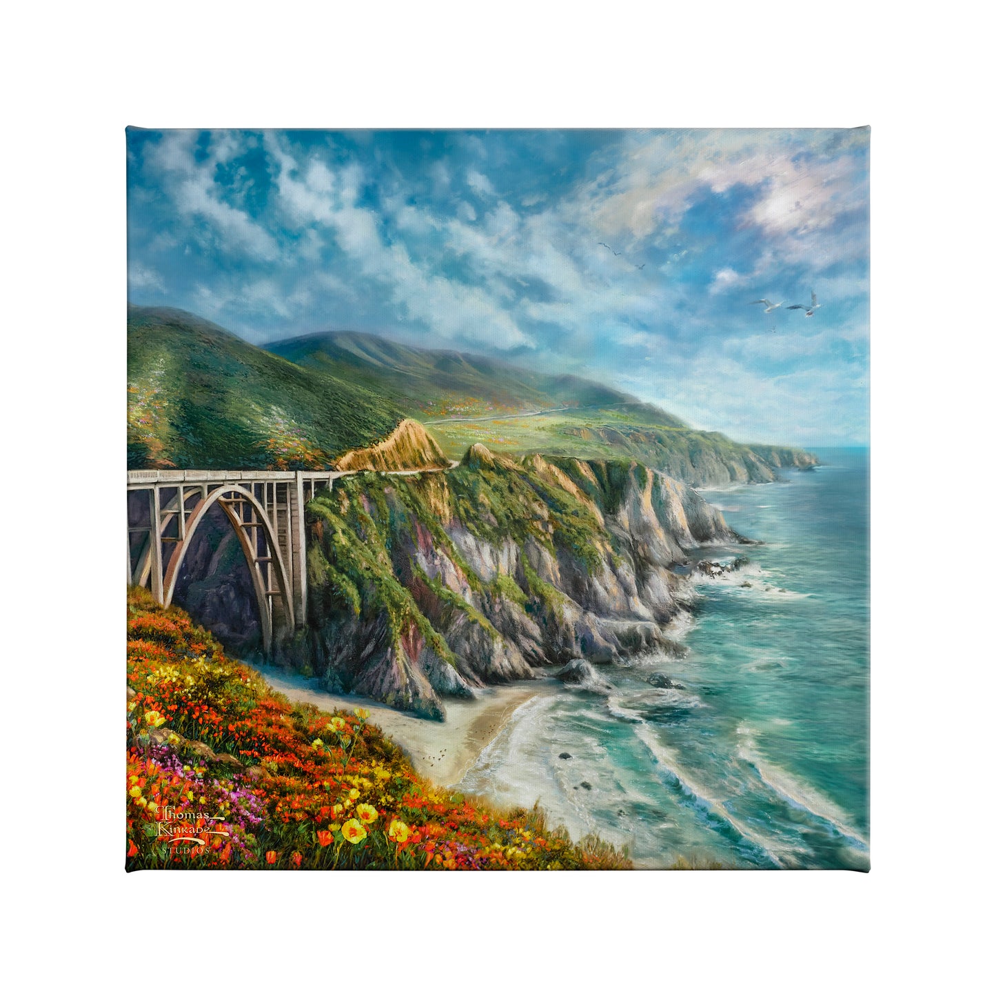 Big Sur - 14" x 14" Gallery Wrapped Canvas