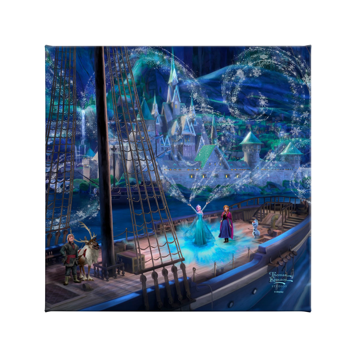 Disney Frozen Love and Magic - 14" x 14" Gallery Wrapped Canvas