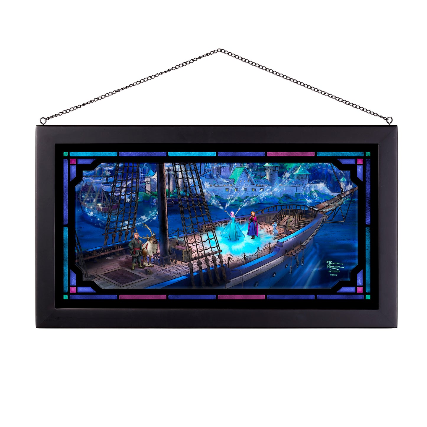 Disney Frozen Love and Magic - Stained Glass Art