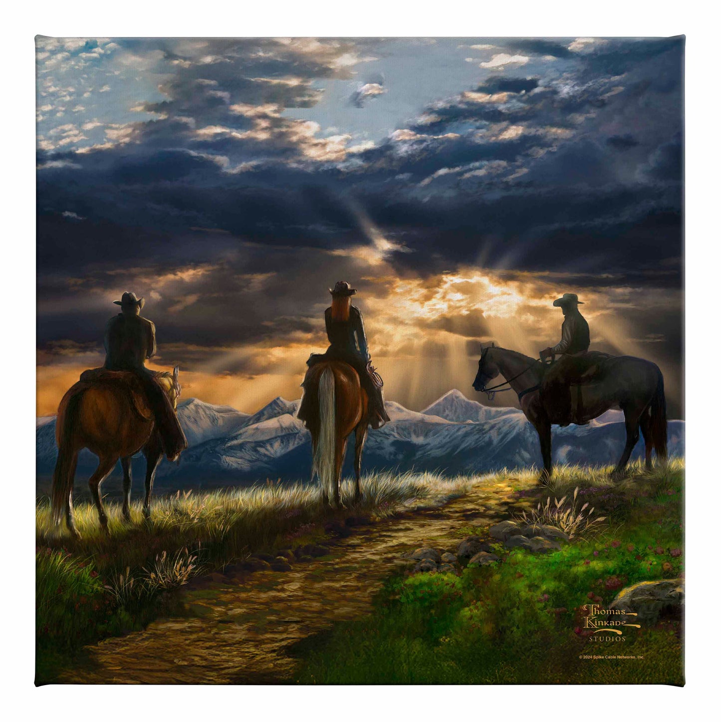 Under the Big Sky - 14" x 14" Gallery Wrapped Canvas