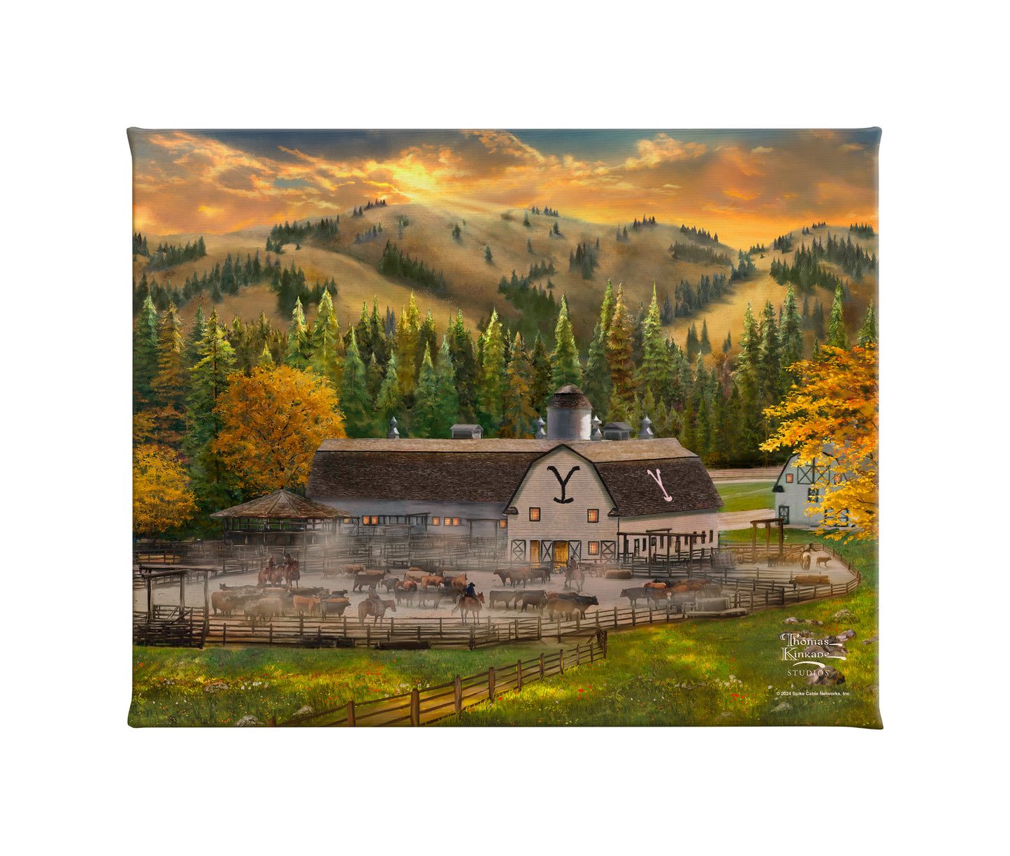 End of a Long Day 8" x 10" Gallery Wrapped Canvas