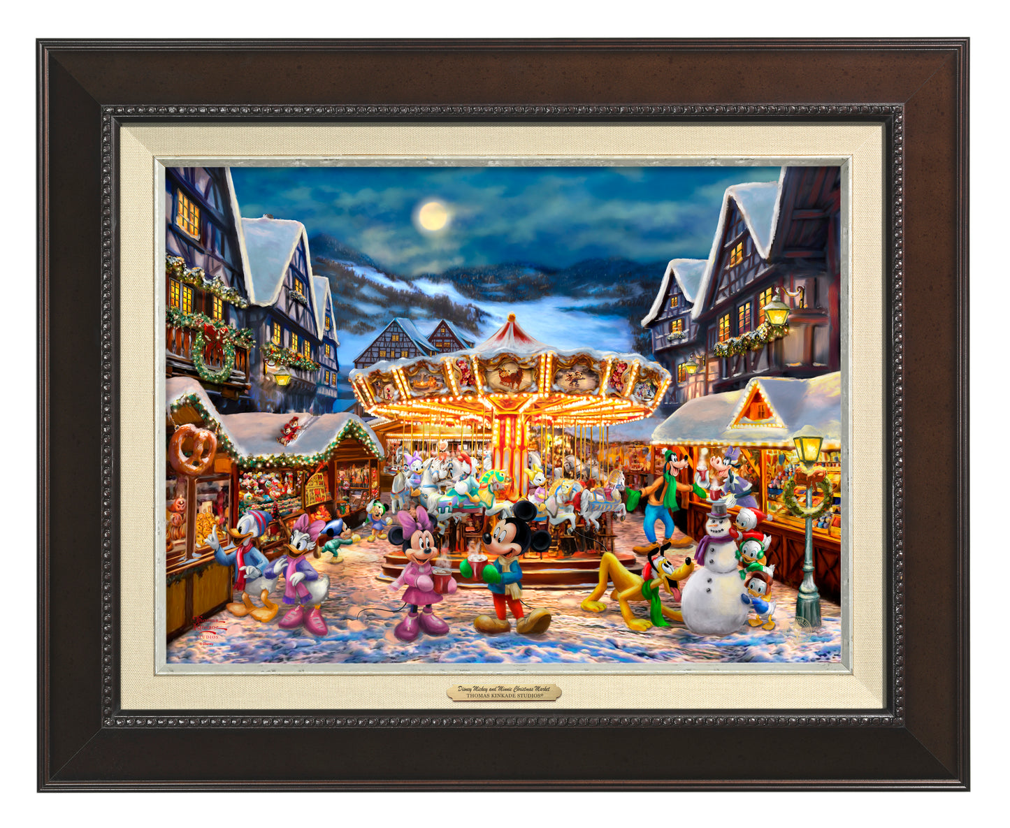 Disney Mickey and Minnie Christmas Market - Canvas Classics