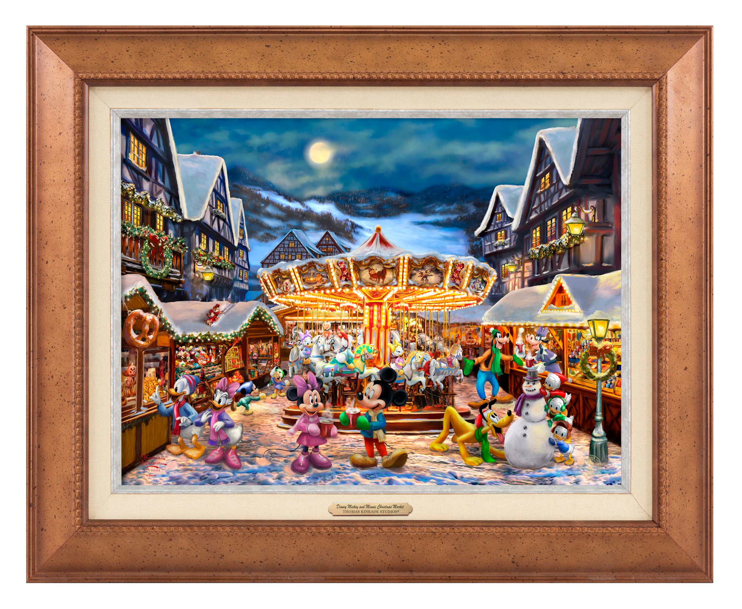 Disney Mickey and Minnie Christmas Market - Canvas Classics