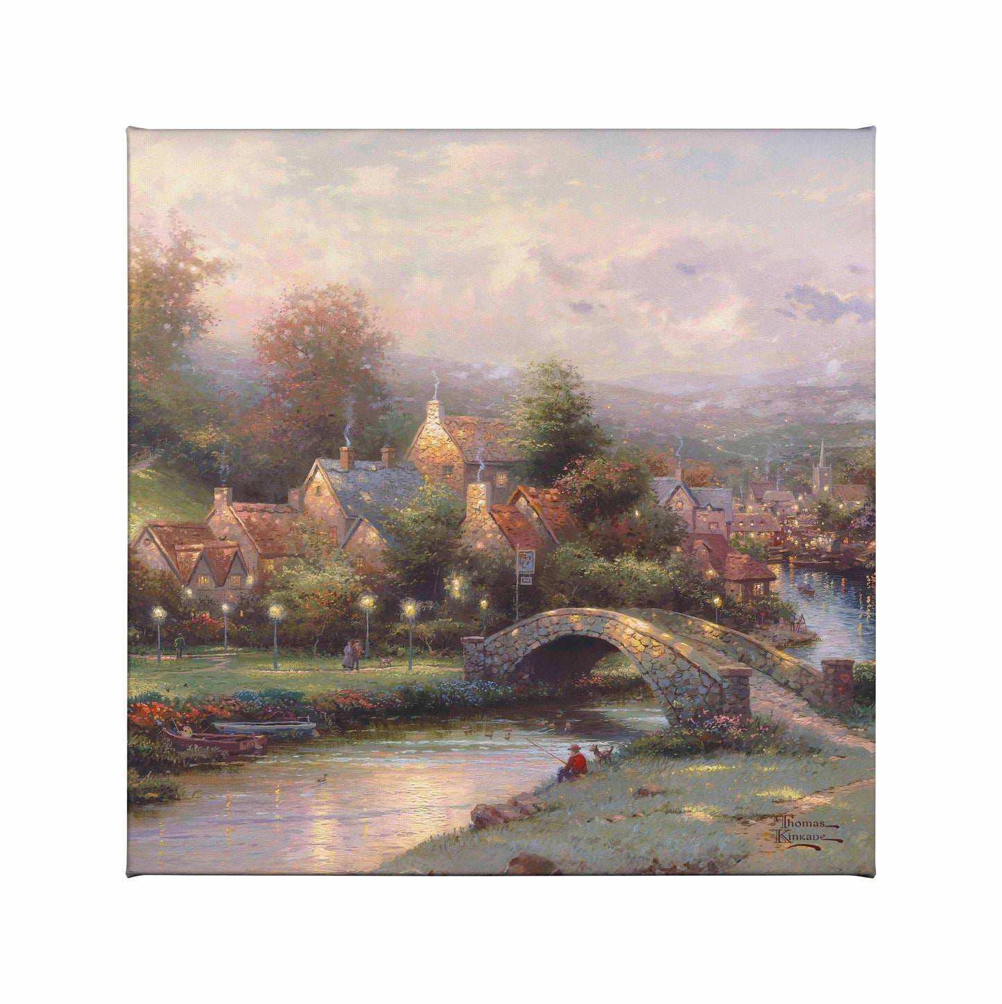 Lamplight Village - 14" x 14" Gallery Wrapped Canvas