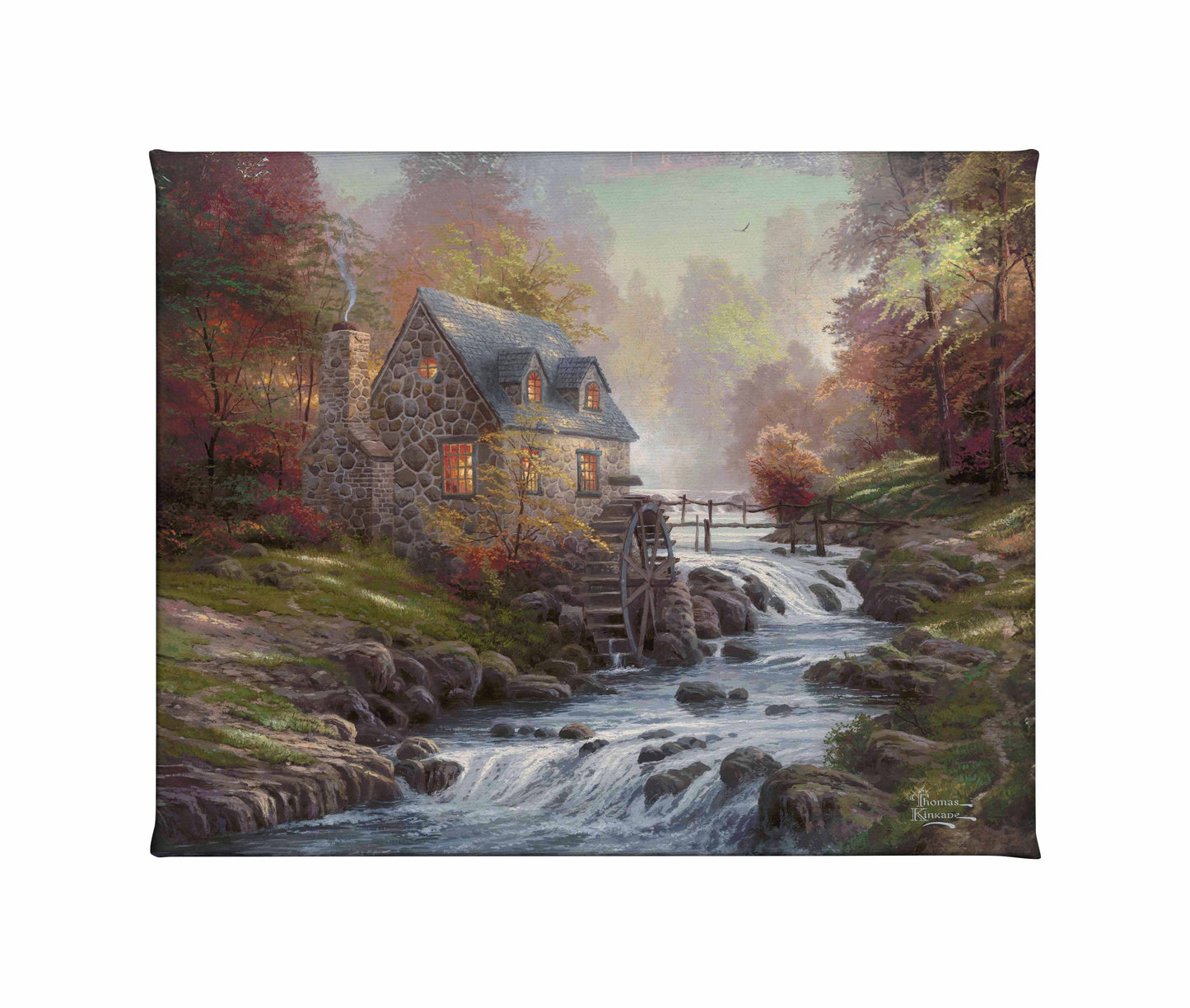 Cobblestone Mill - 8" x 10" Gallery Wrapped Canvas