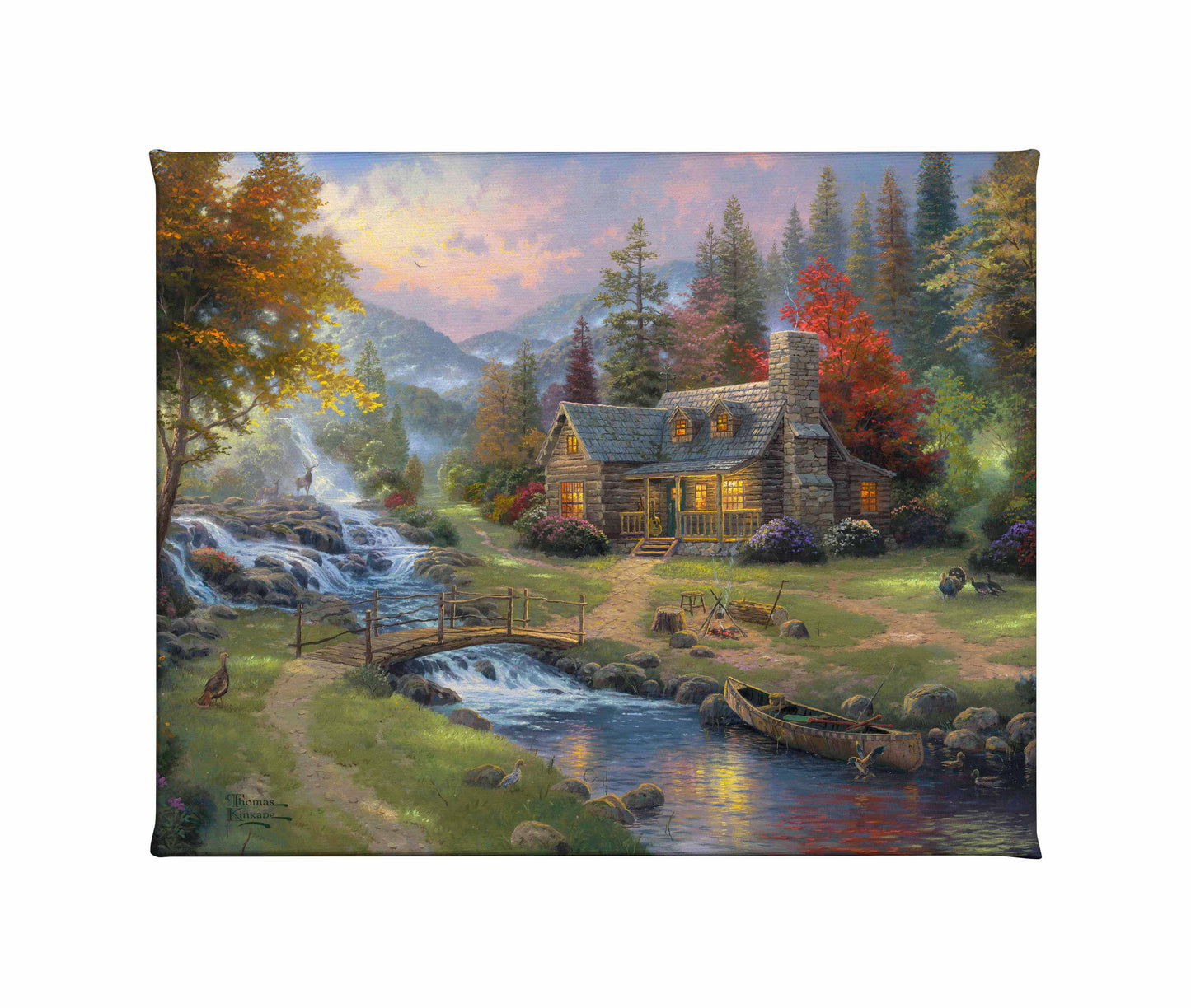 Mountain Paradise - 8" x 10" Gallery Wrapped Canvas