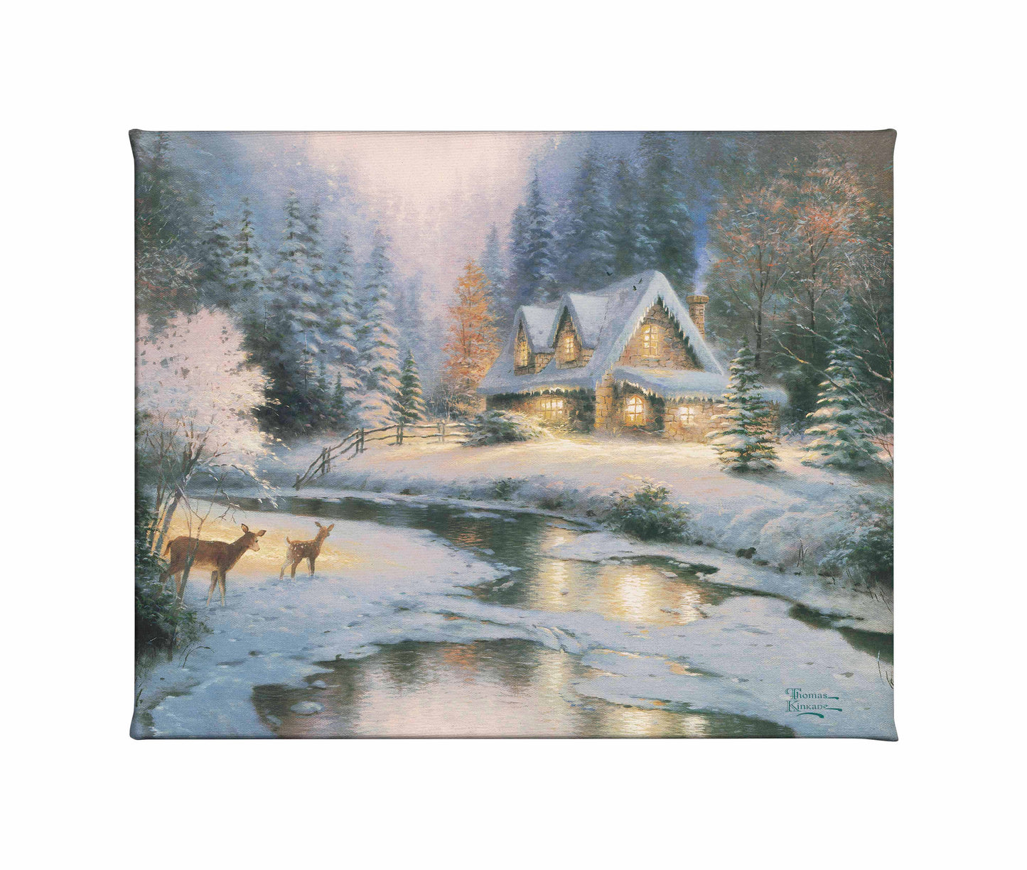 Deer Creek Cottage - 8" x 10" Gallery Wrapped Canvas