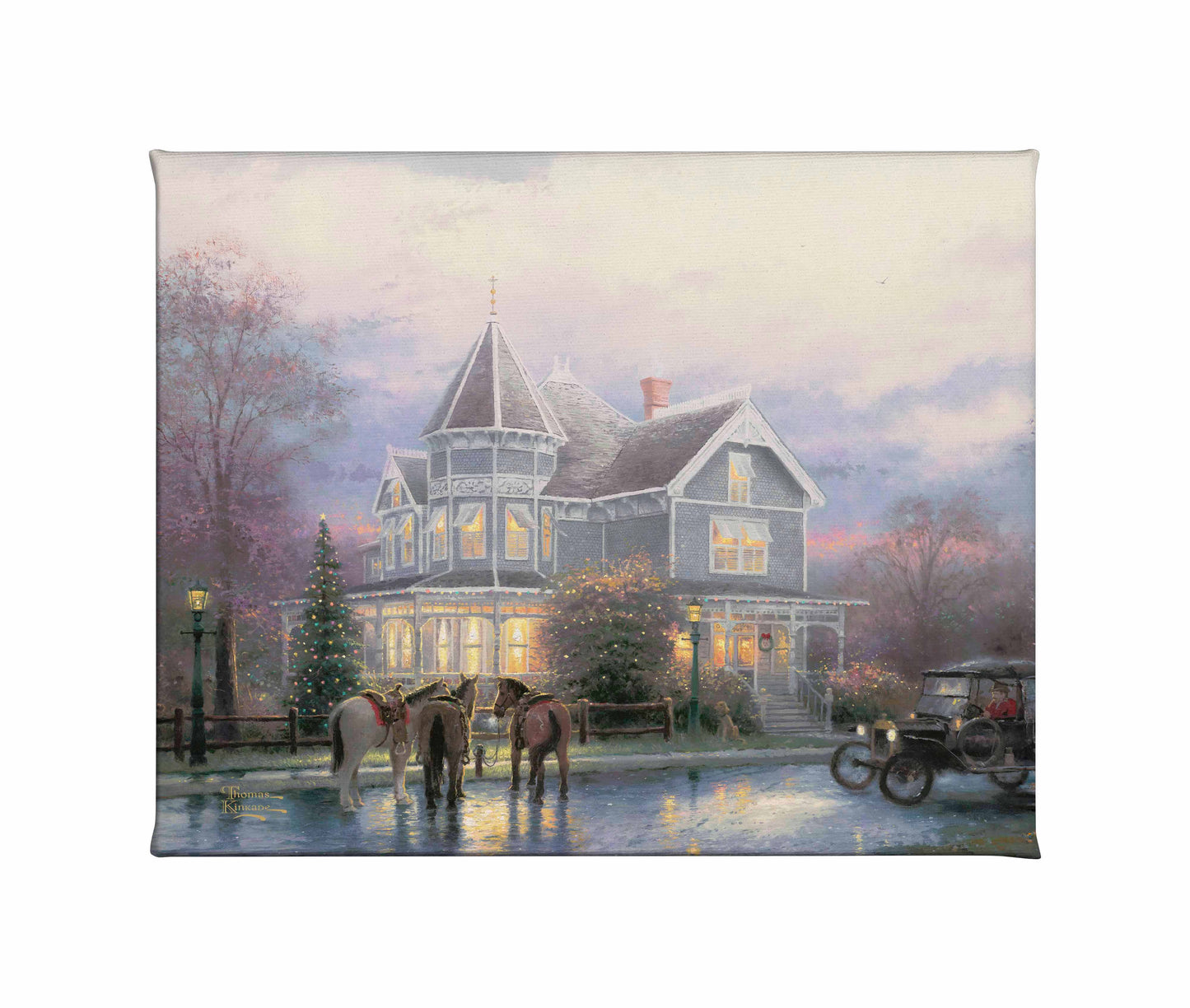 Christmas Memories - 8" x 10" Gallery Wrapped Canvas