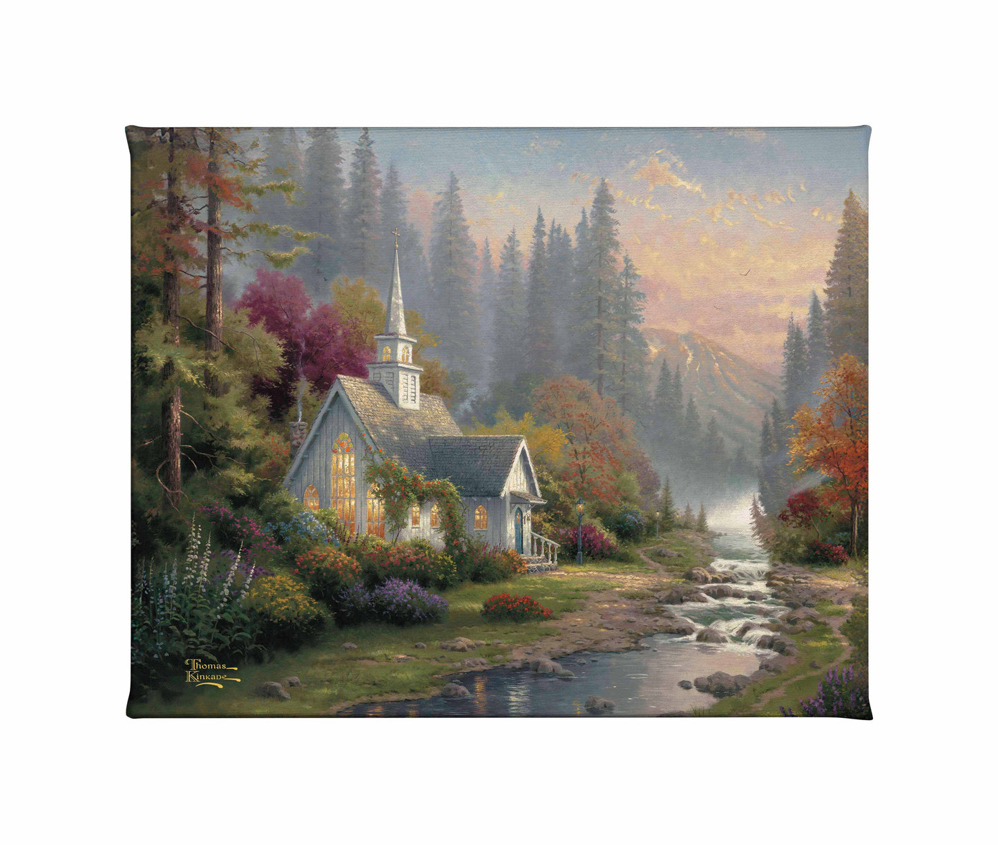 The Forest Chapel - 8" x 10" Gallery Wrapped Canvas