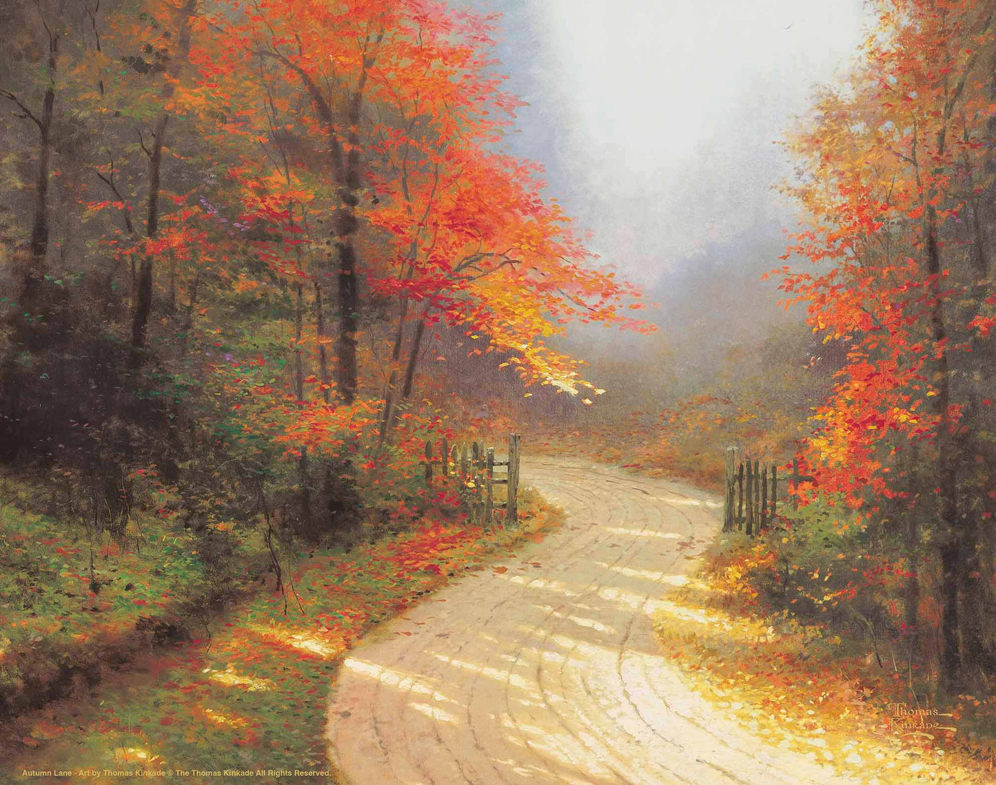 Autumn Lane - Art Prints