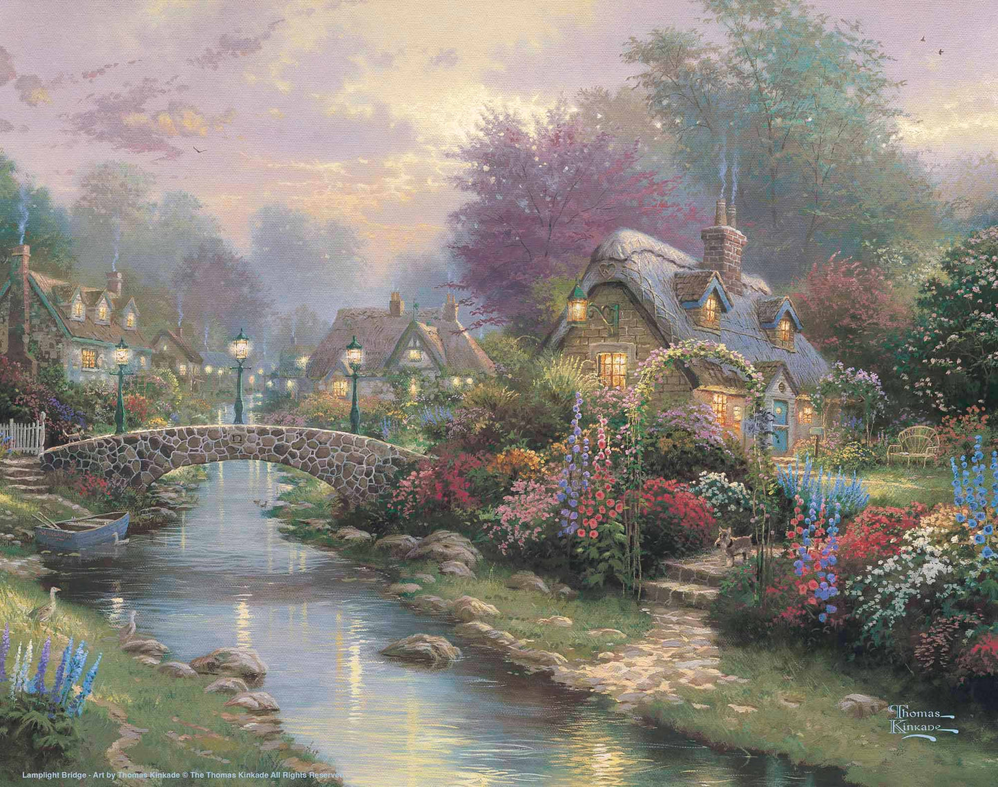 Lamplight Bridge - Art Prints