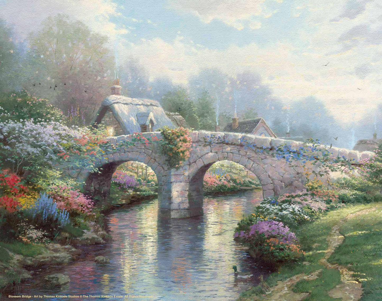 Blossom Bridge - Art Prints