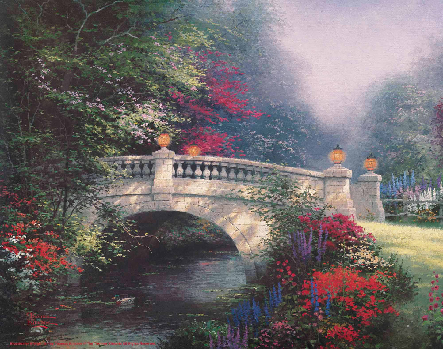 The Broadwater Bridge, Thomashire - Art Prints