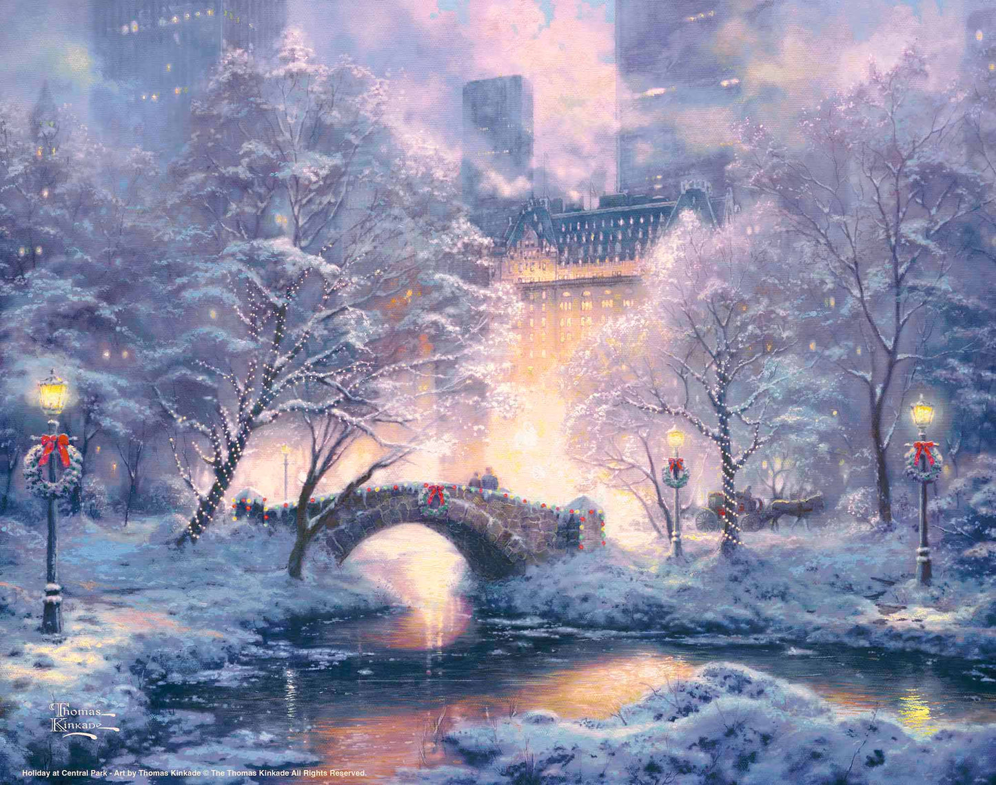 Holiday at Central Park - Art Prints