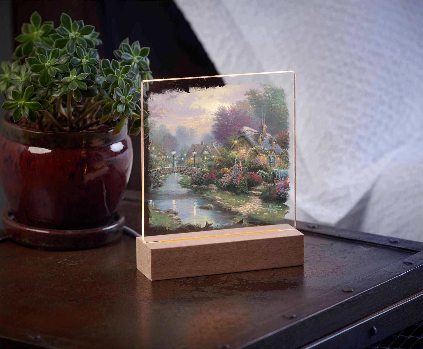 Lamplight Bridge - Acrylic Night Light