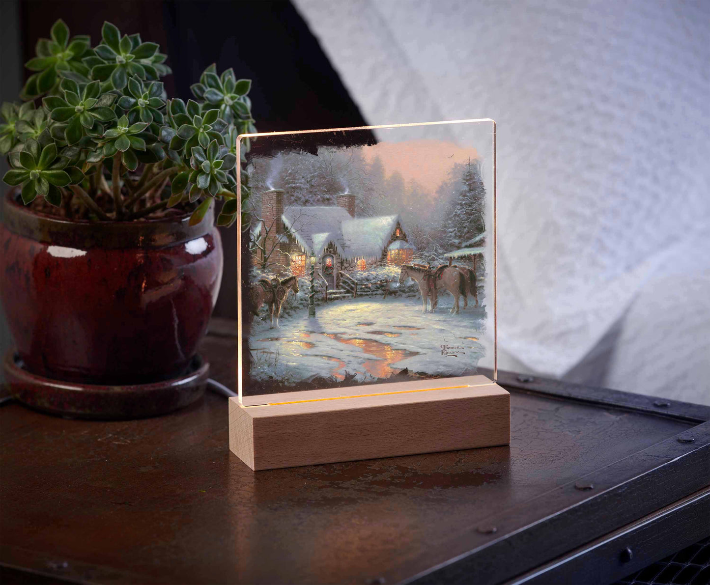 A Christmas Welcome - Acrylic Night Light