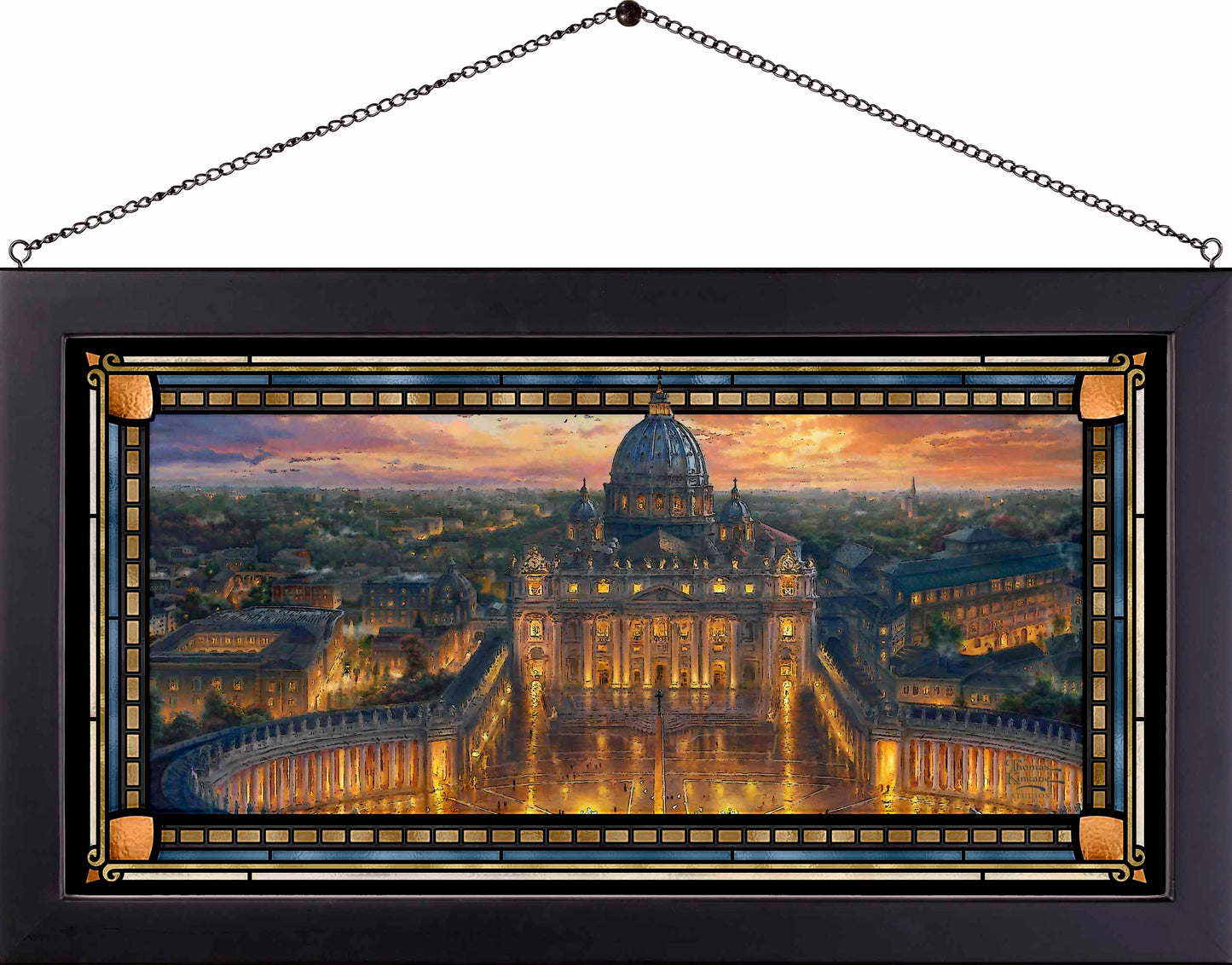 Vatican Sunset - Stained Glass Art