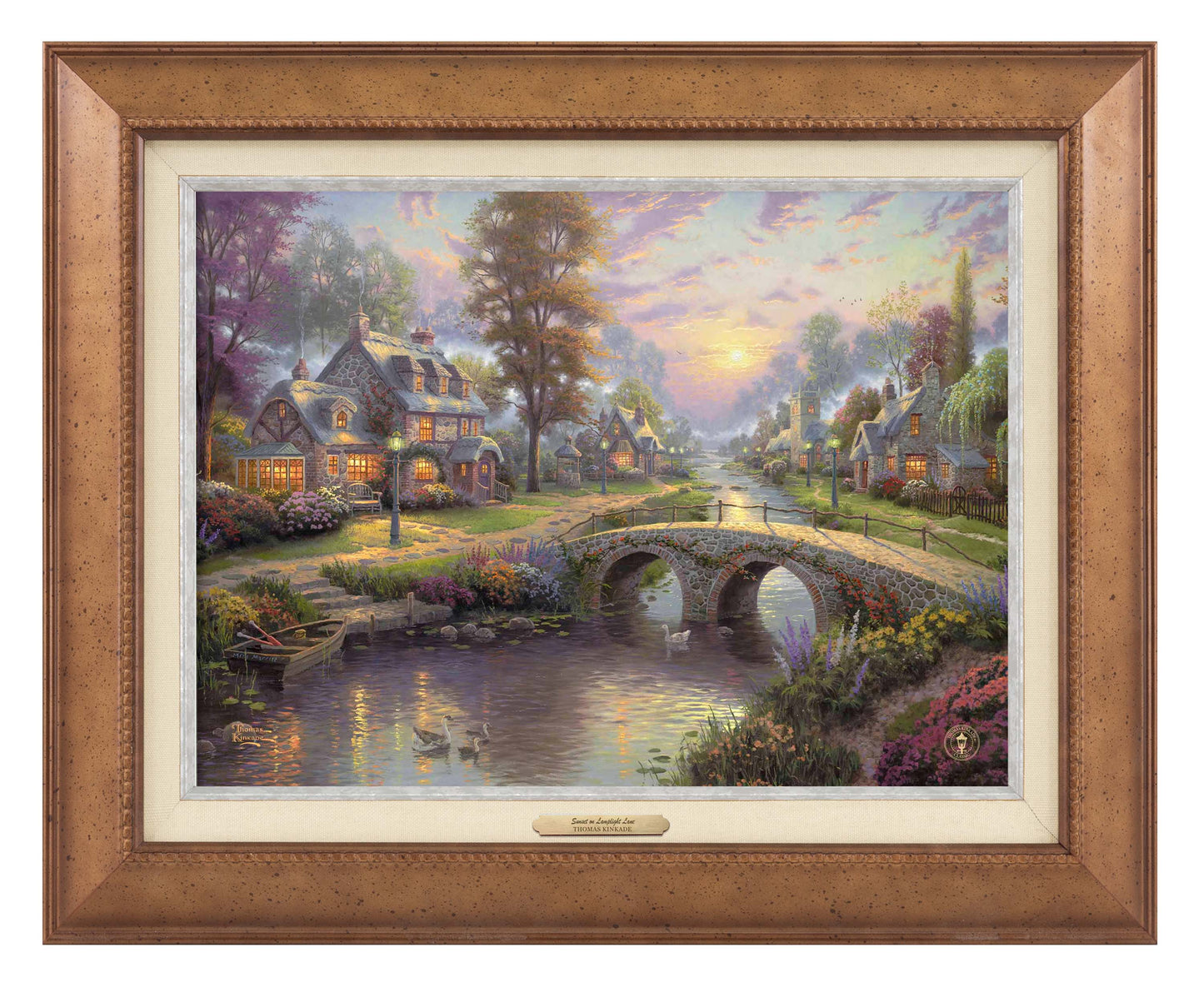 Sunset on Lamplight Lane - Canvas Classics