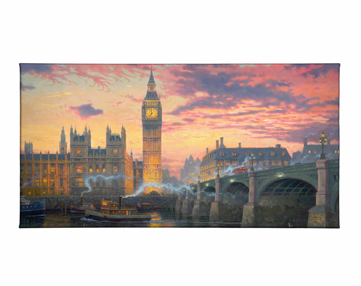 London - 16" x 31" Gallery Wrapped Canvas