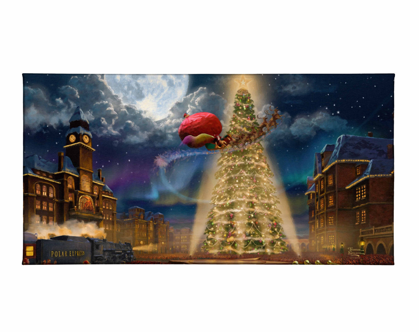 The Polar Express - 16" x 31" Gallery Wrapped Canvas
