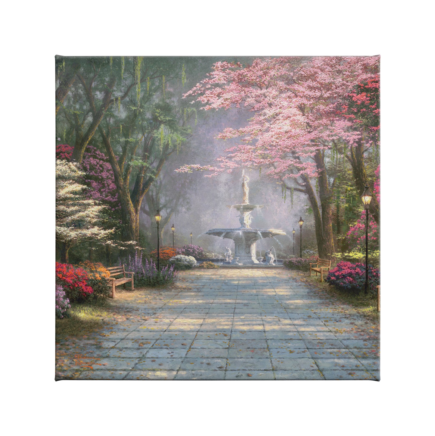 Savannah Romance - 20" x 20" Gallery Wrapped Canvas