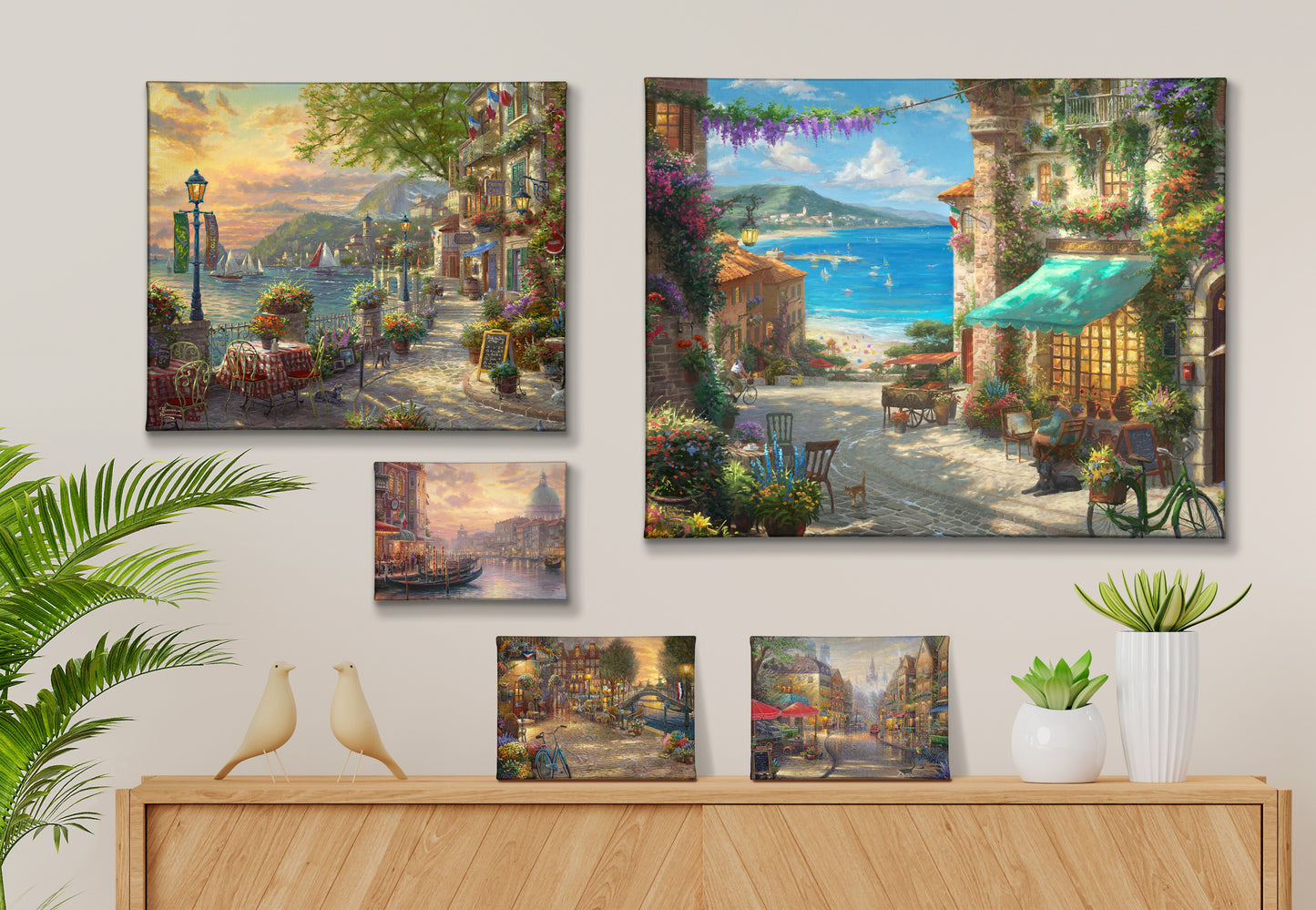 Destinations - 5-in-1 Set Gallery Wrapped Canvas