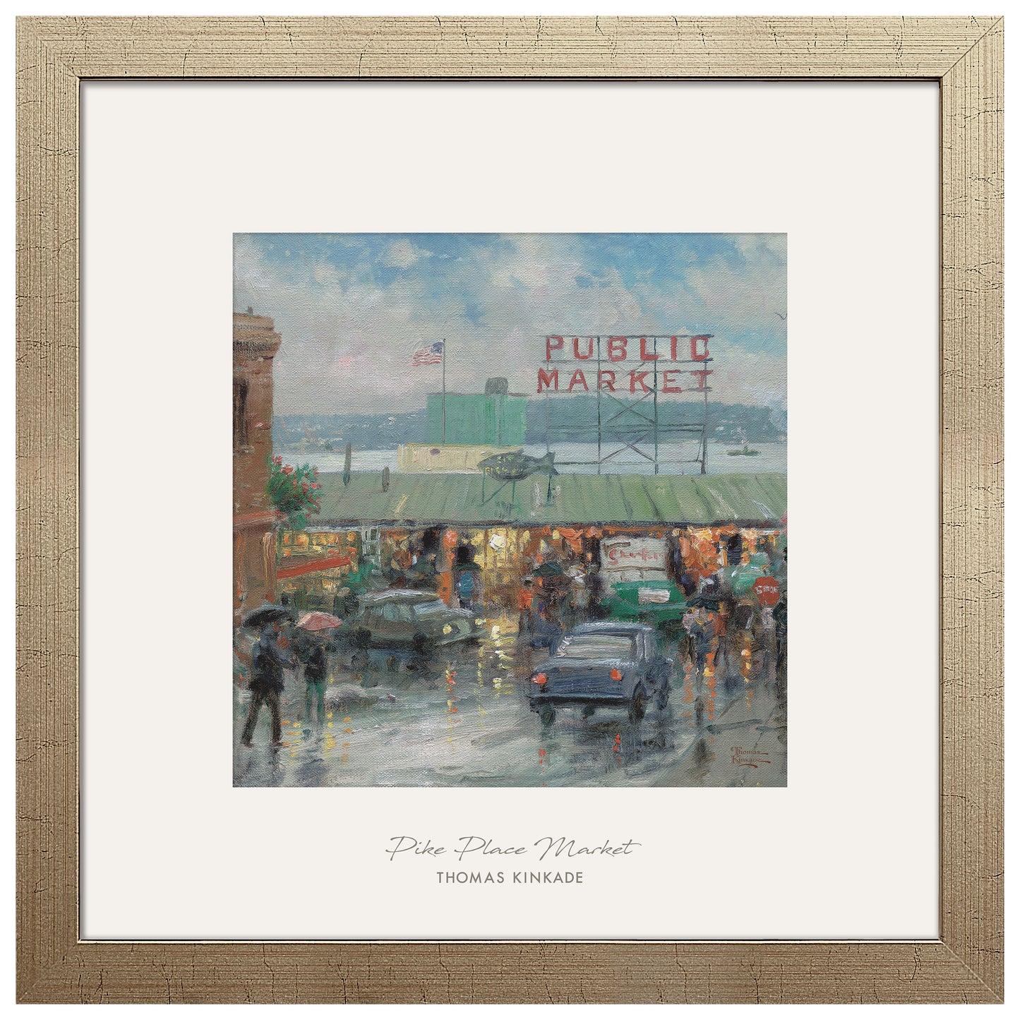 Pike Place Market, Seattle - 30" x 30" Prominence