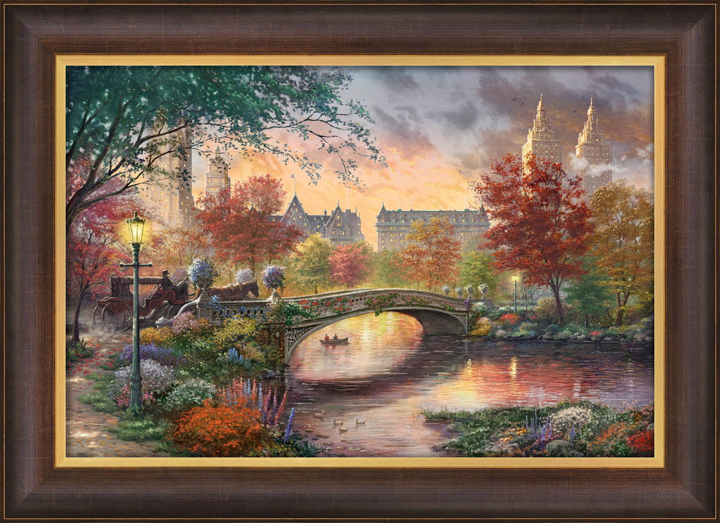 *RARE* Autumn In New York Publisher Proof Canvas Estate Bronze 12" x 18" #1