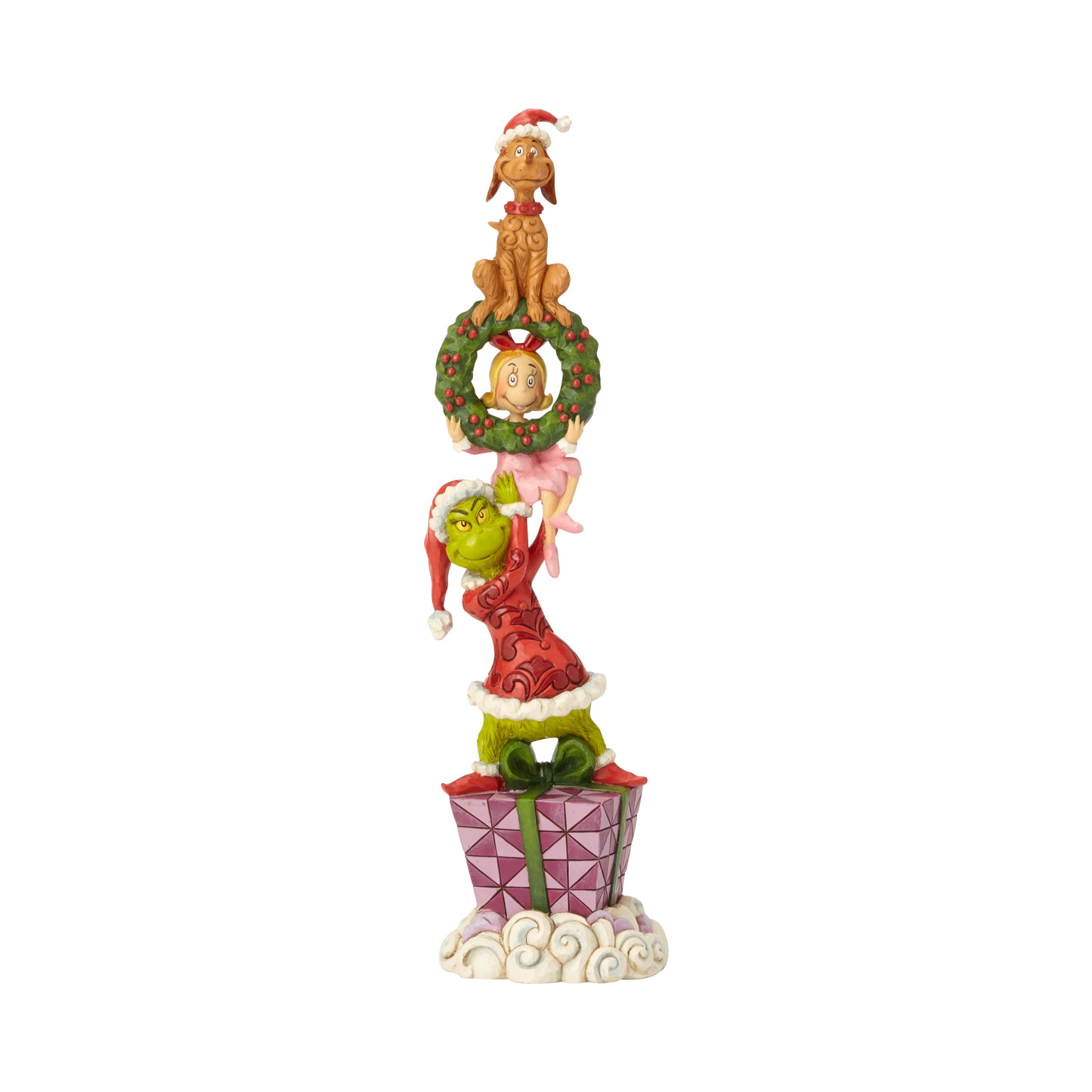 Grinch Stacked Christmas - Sculpture