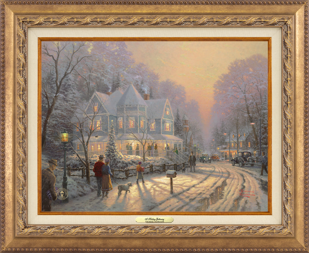 トーマスキンケード A Holiday Gathering 絵画 海外 I043 Shop A Holiday Gathering - Canvas Classics Wall Art From Thomas