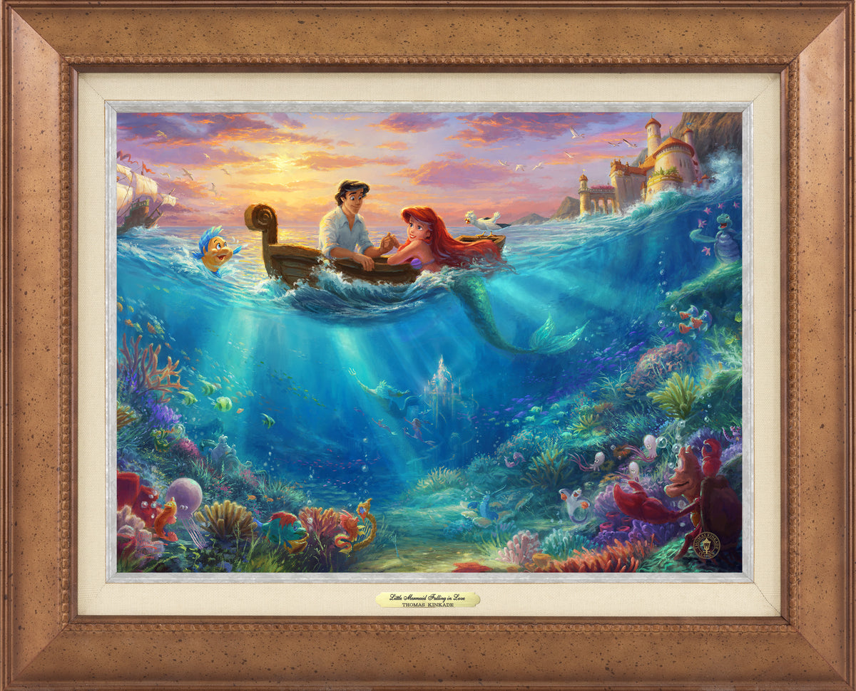 Disney The Little Mermaid Falling in Love - Canvas Classics