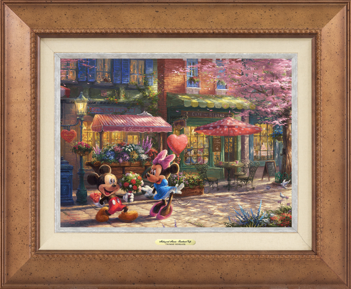 Disney Mickey and Minnie - Sweetheart Café - Canvas Classics