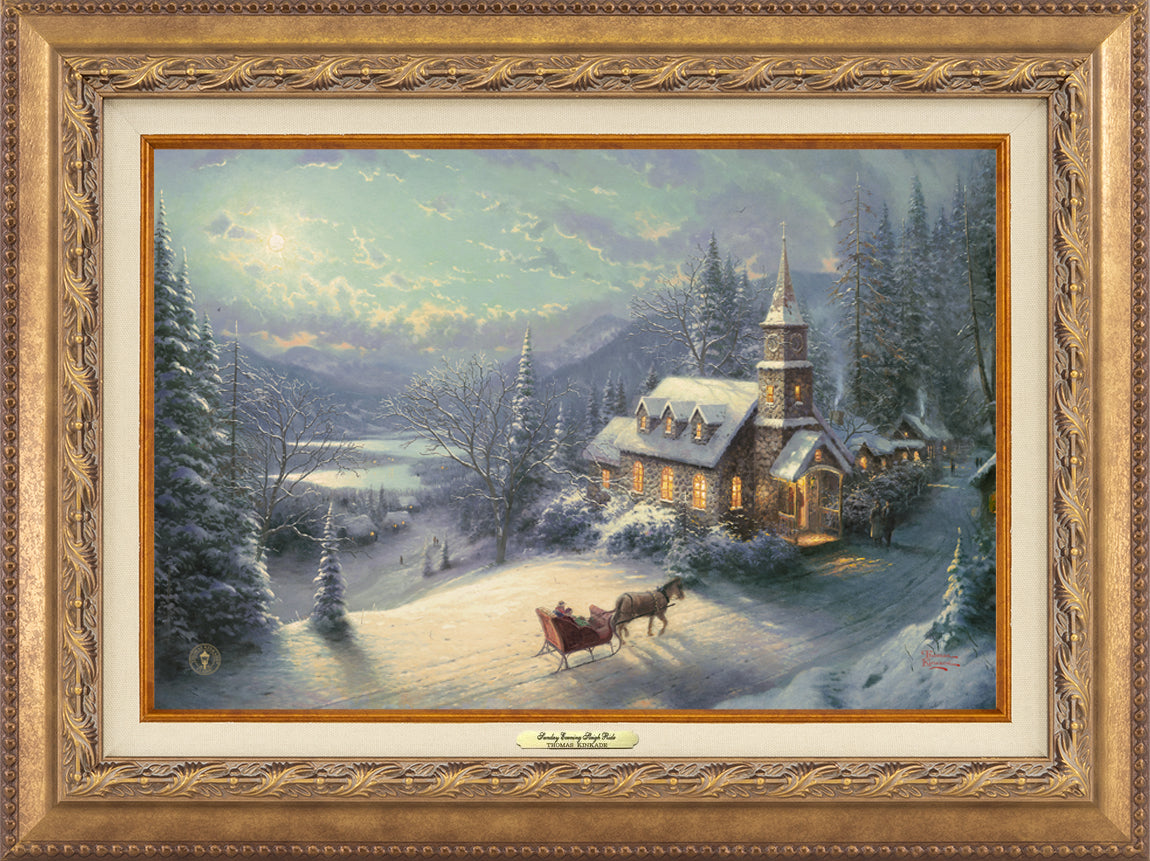 Sunday Evening Sleigh Ride - Canvas Classics Canvas Classics From