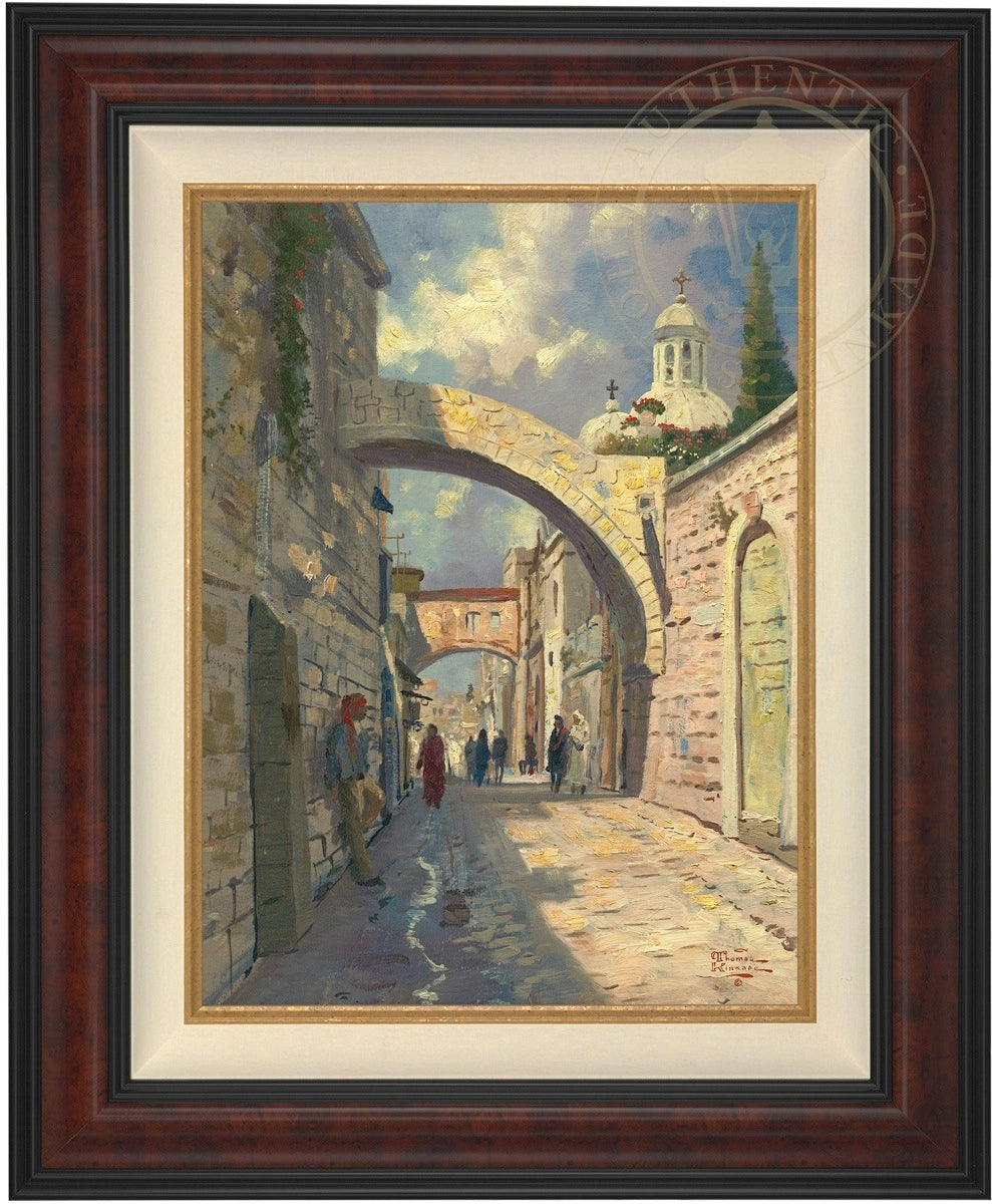 *RARE* Via Dolorosa Artist Proof Canvas Burl 24" x 18" #1