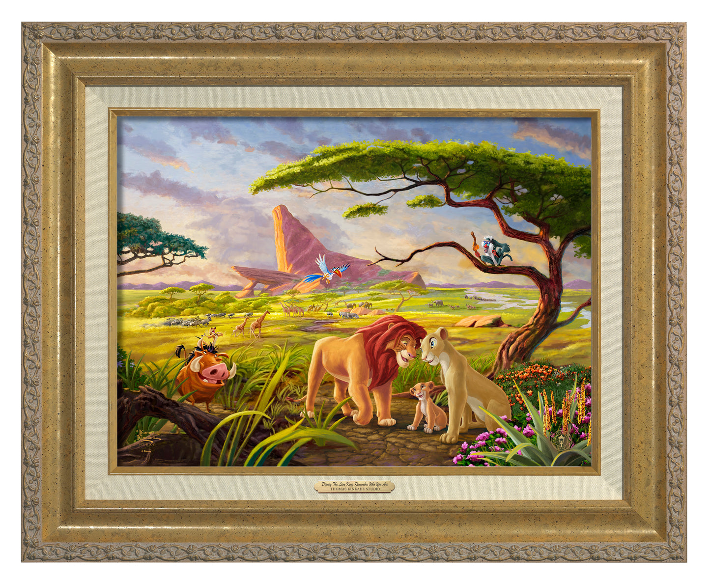 CLF_Disney_LionKingRememberWhoYouAre_153372_12x16_Framed_Gold.jpg