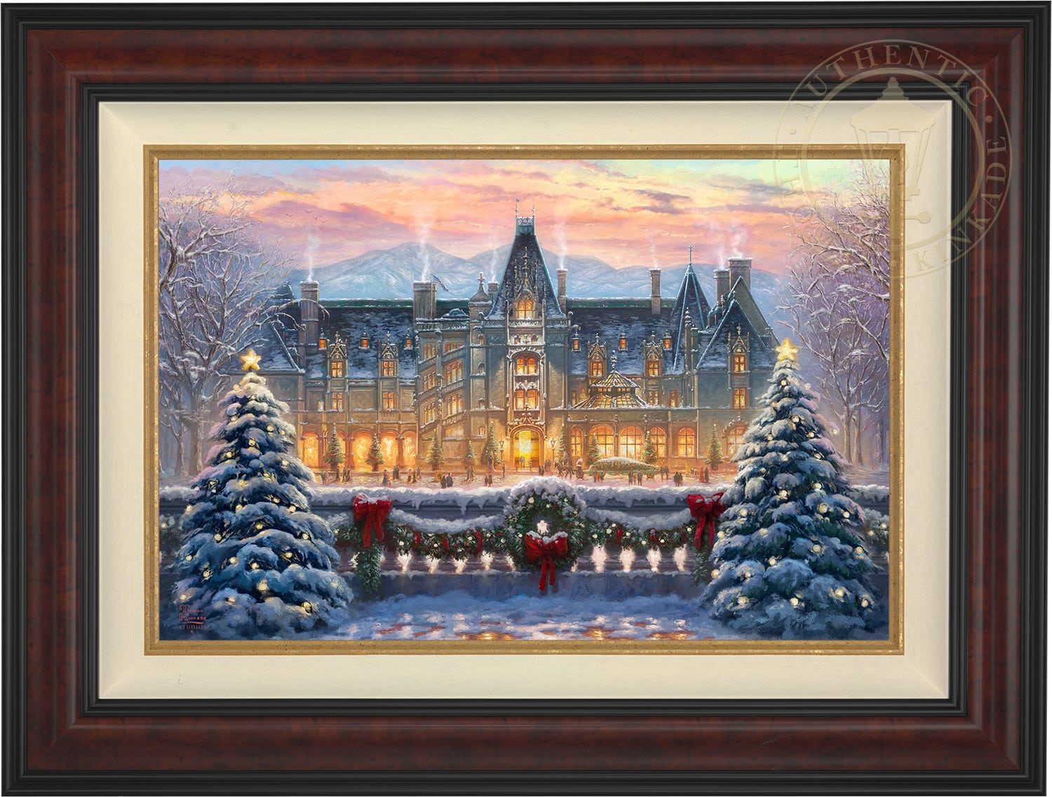 Christmas at Biltmore® - Limited Edition Canvas – Thomas Kinkade