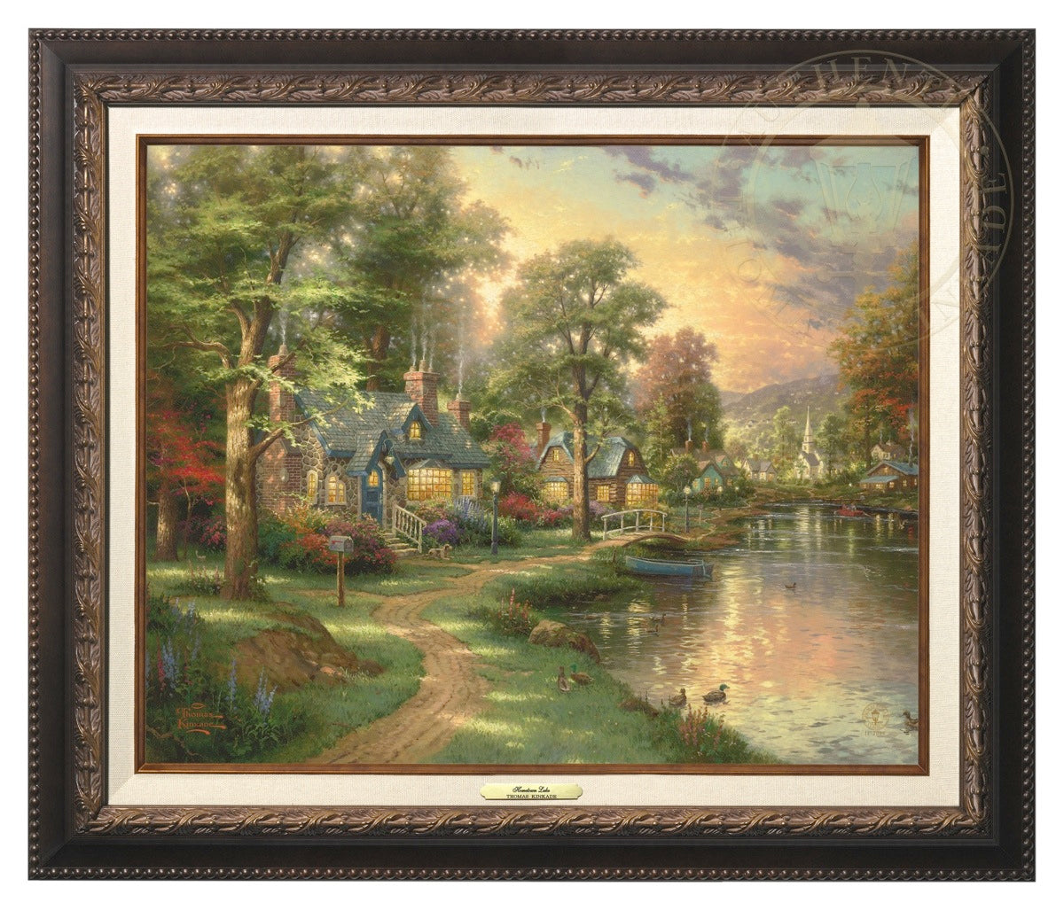Hometown Lake - Canvas Classics – Thomas Kinkade Studios