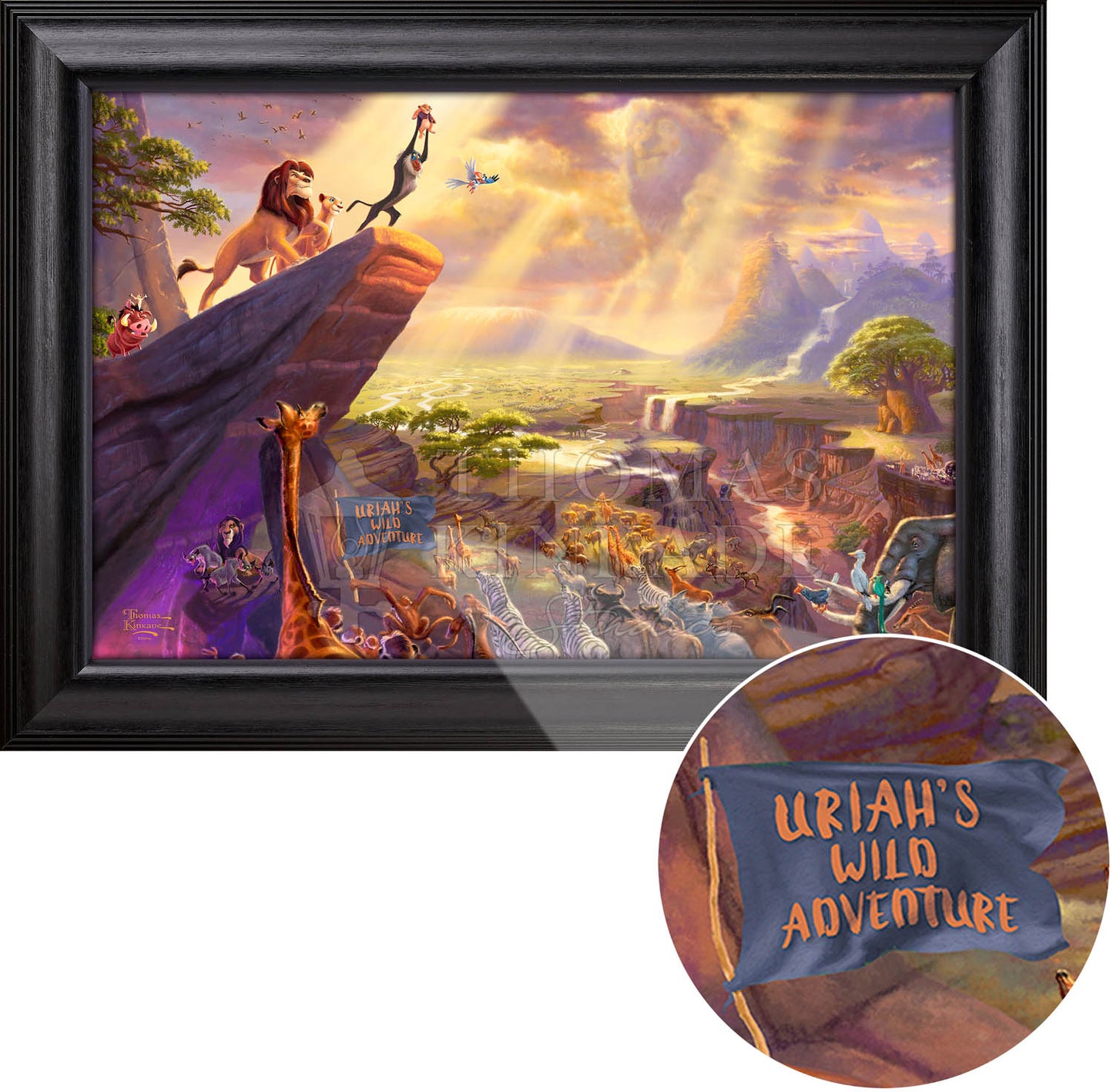 Disney The Lion King - Personalized Canvas | Thomas Kinkade Studios® Online Store