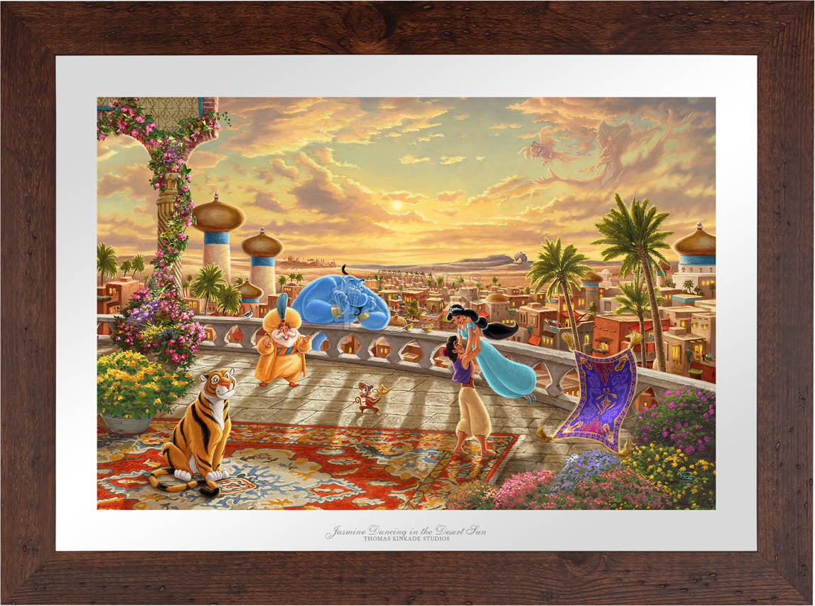Disney Jasmine コースター 2枚セット Shop Disney Jasmine Dancing in the Desert Sunset - Limited Edition