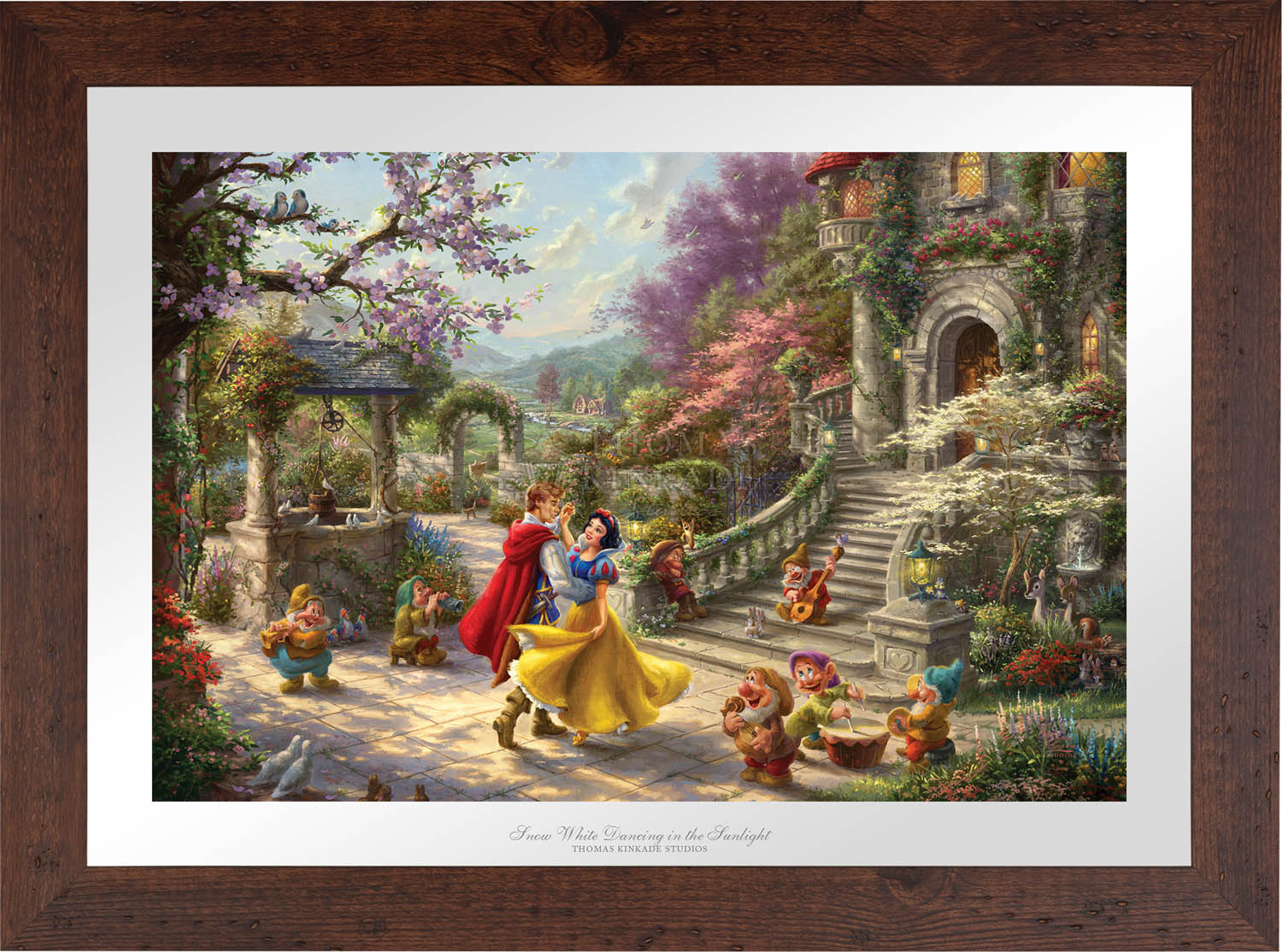 Disney アートトレジャー 白雪姫 アートワーク 額入り Shop Disney Snow White Dancing in the Sunlight - Limited Edition