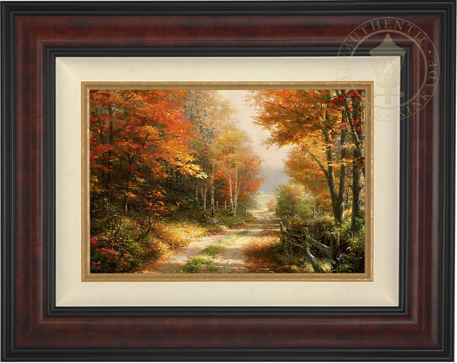 A Walk Down Autumn Lane - Limited Edition Canvas Limited Edition