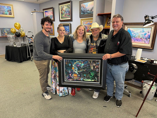 April Thomas Kinkade Smoky Mountains Gallery Event