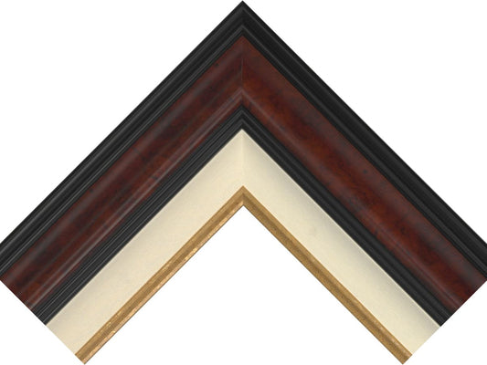 Wooden picture frame corner