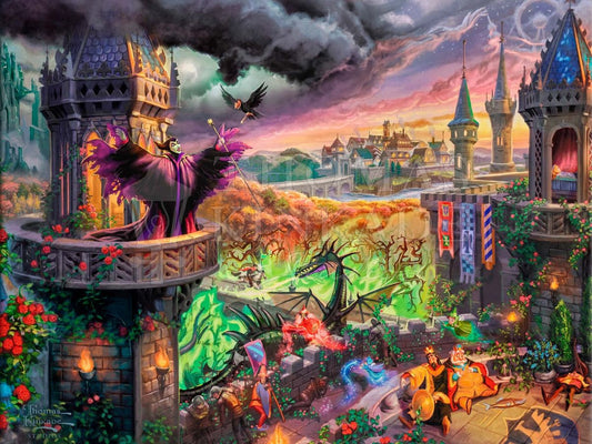 Disney Maleficent By Thomas Kinkade Studios