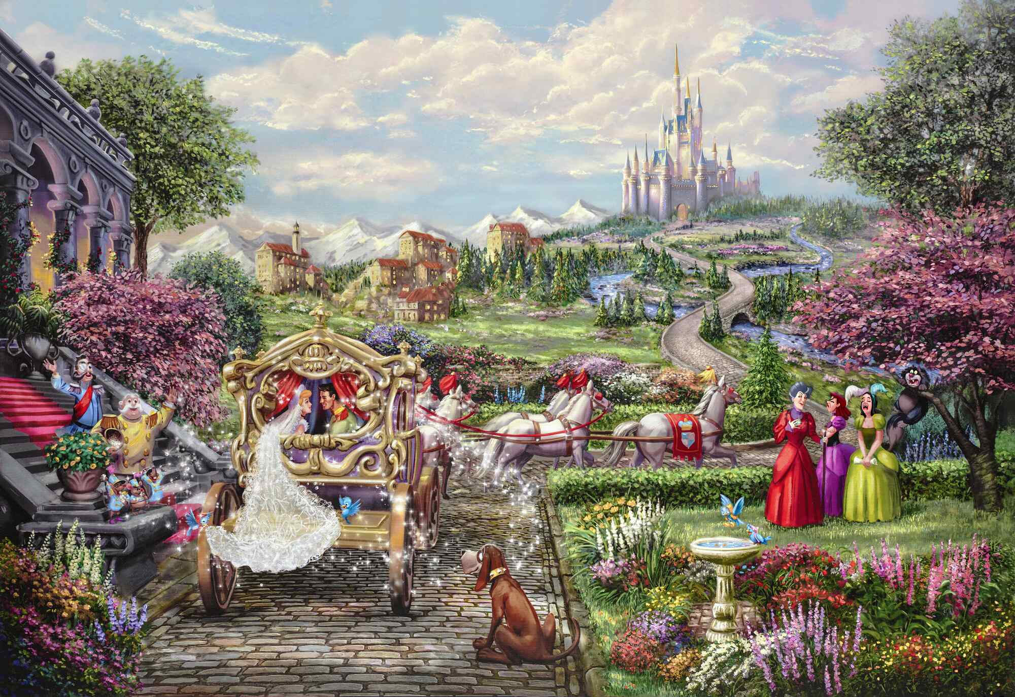 マナティス トーマス・キンケード ディズニー「シンデレラ」 Shop Disney Cinderella Happily Ever After Wall Art From Thomas