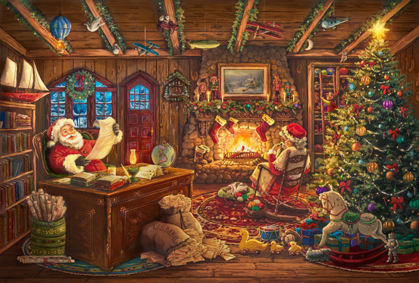 Santa Checking His List