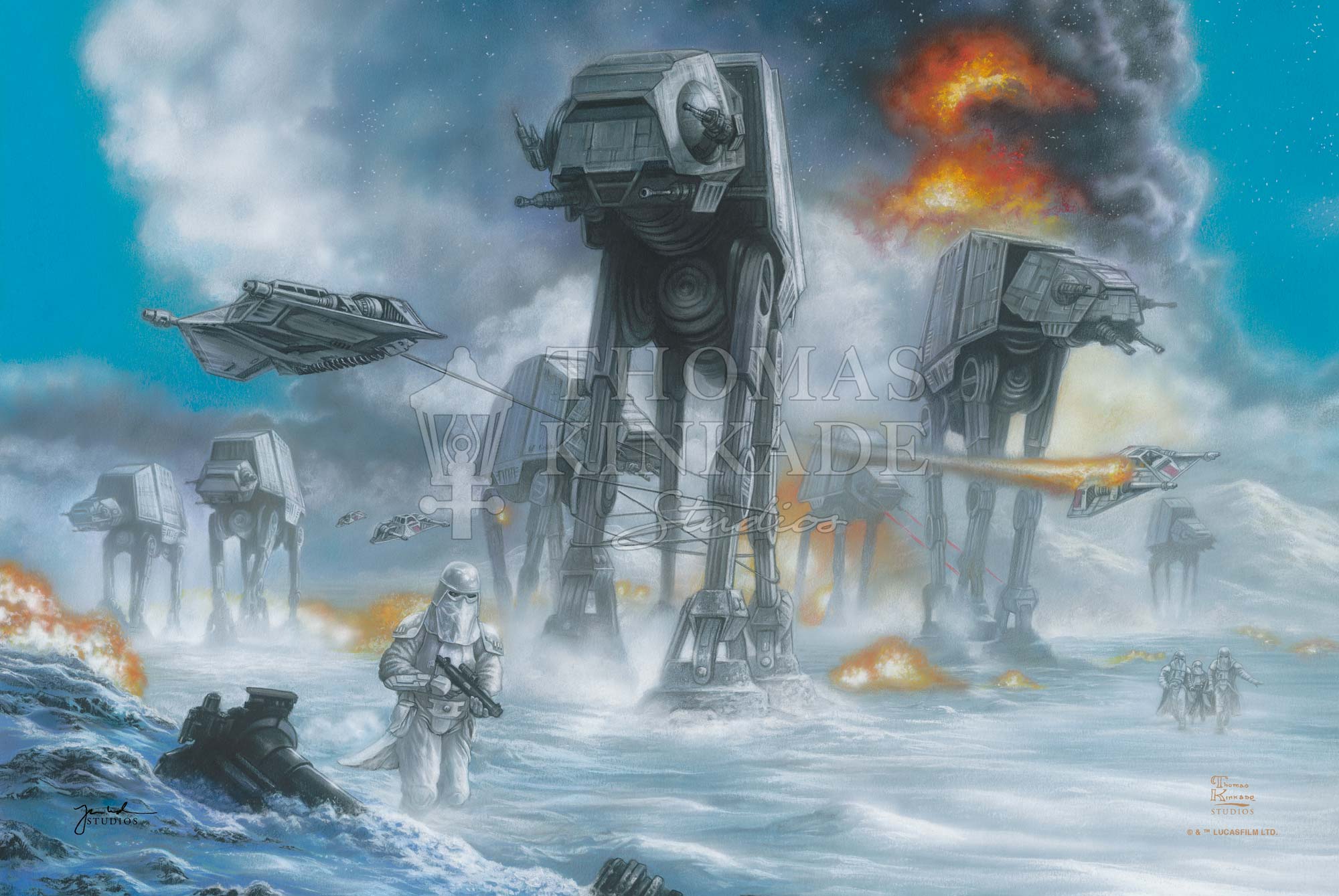 Star Wars Paintings & Wall Art – Thomas Kinkade Studios