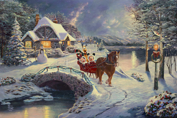 Disney Mickey and Minnie Evening Sleigh Ride